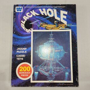 The Black Hole 200 Piece Vintage 1979 Jigsaw Puzzle by Whitman